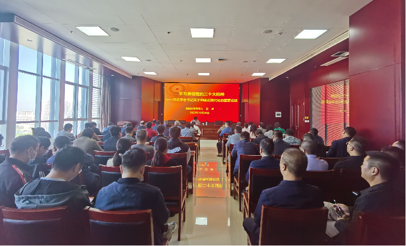 紧跟核心强忠诚 在深学细悟中坚定信仰信念 ——华体会体育-华体会(中国)
负责人汪洋同志为全体党员讲授主题教育专题党课